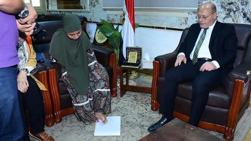  لقاء رئيس جامعة