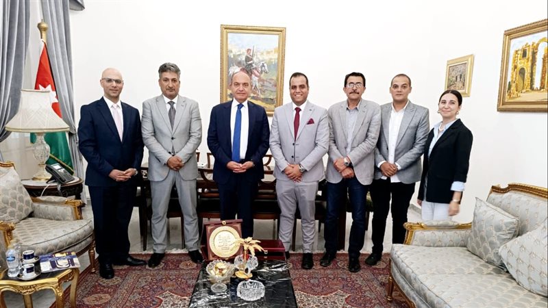 وفد جامعة حلوان 