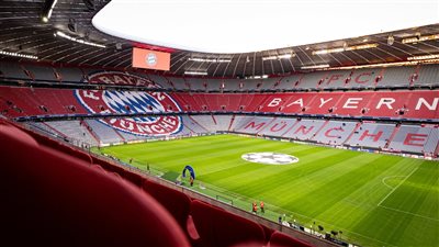 شاهد، جاهزية ملعب أليانز أرينا قبل مواجهة بايرن ميونيخ ودينامو زغرب