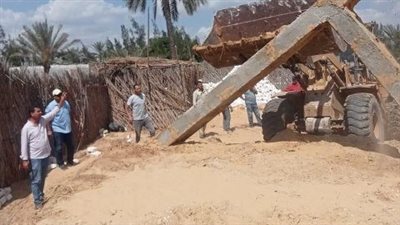إزالة 11 حالة تعد على الأراضي الزراعية بمحافظة الشرقية 