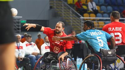 منتخب مصر للكراسي المتحركة لكرة اليد يهزم الهند في بطولة العالم