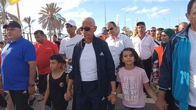 بمشاركة المحافظ، ماراثون رياضي بمدينة العريش