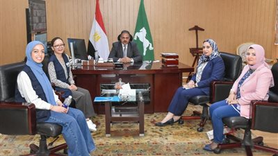 محافظ الشرقية يلتقي رئيس قطاع التعليم بمكتب اليونسكو الإقليمي بالقاهرة 