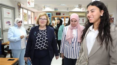 مدرسة المتفوقات بالمعادي تستقبل مساعدة وزير الخارجية الأمريكية 