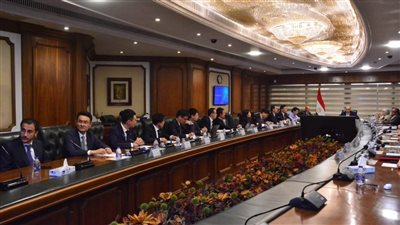 وزير الطيران المدنى يلتقي وفد الشركة الصينية للهندسة المعمارية 