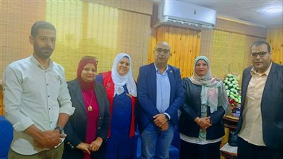 وكيل صحة دمياط يستقبل نقيبة التمريض ووفد من نقابة المحافظة
