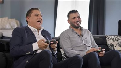 لقطات من لقاء عماد متعب ومعتز الدمرداش، والعرض غدا