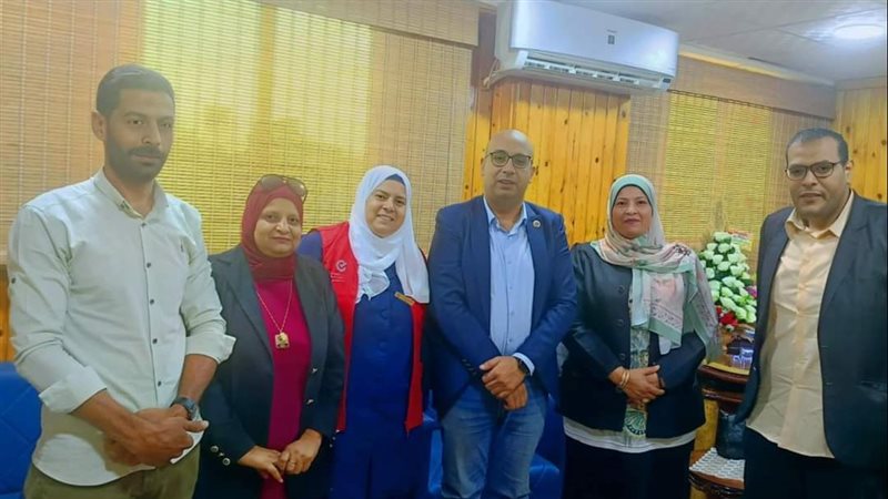 مدير صحة دمياط يستقبل