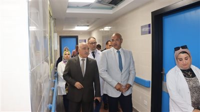 التشغيل التجريبي لمبنى الرعايات الجديد بمستشفى حميات بنها