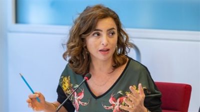 ساندرا نشأت توجه تحية لمعهد السينما من مهرجان الغردقة 