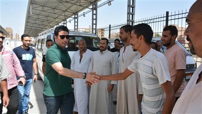 بدء تشغيل مجمع المواقف الجديد بحي غرب سوهاج