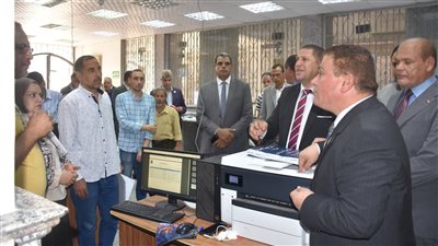سكرتير عام البحيرة يتابع تلقي طلبات التصالح بالمراكز التكنولوجية في 4 مراكز 
