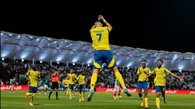 رونالدو يقود هجوم النصر أمام الوحدة بالدوري السعودي 