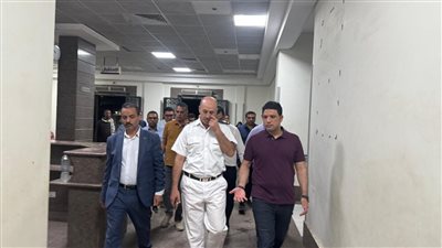 نائب محافظ سوهاج يتفقد موقع غرق طفل داخل غرفة صرف صحي بمستشفى برديس 