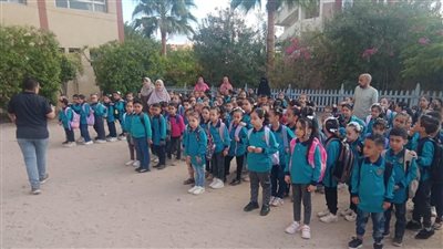 انتظام 565 ألف طالب بأول يوم بالعام الدراسي الجديد في البحيرة (صور)