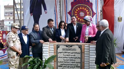 محافظ البحيرة تضع حجر أساس موقف أبو حمص الجديد 