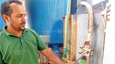 تحديث منظومة الكلور بمحطة مياه أبو الريش فى أسوان