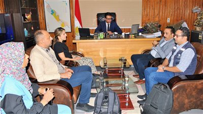 وكيل صحة سوهاج يستقبل وفد منظمة الصحة العالمية