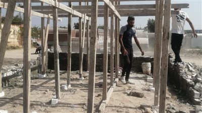  إزالة 8 مقابر مخالفة بقرية أبيس العاشرة بالإسكندرية