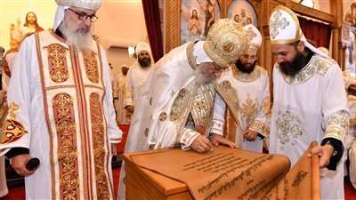 تفاصيل تدشين البابا تواضروس كنيسة القديسة رفقة وأولادها في الصالحية الجديدة