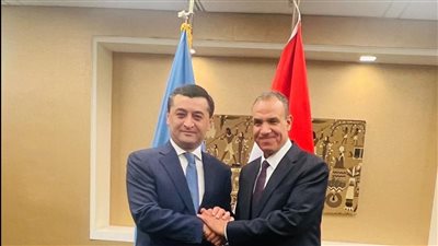 وزير الخارجية يبحث مع نظيره الأوزباكستاني أوجه التعاون