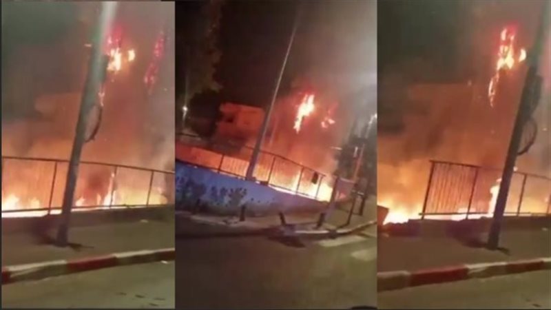 حريق قاعدة مطار رمات،