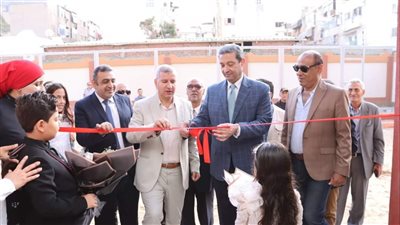 محافظ دمياط يفتتح مدرسة 6 أكتوبر الجديدة (صور)