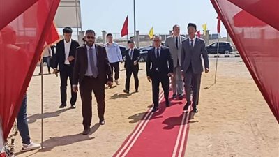 باستثمارات 30 مليون دولار، وضع حجر أساس مصنع كيميدي مصر للكيماويات بالسخنة