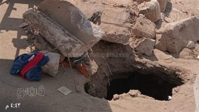 انهيار جزئي بكوبرى كفرديما على مصرف تلا في الغربية (صور)