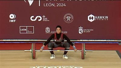 رفع الأثقال، حنين أحمد تنسحب من بطولة العالم بسبب الإصابة