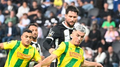 الدوري الفرنسي، ليون يتقدم على نانت 0/1 في الشوط الأول، ومصطفى محمد بديلا 