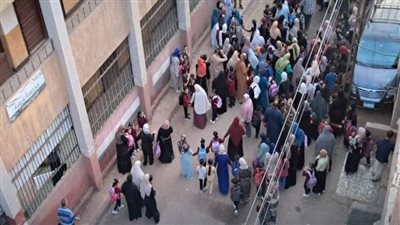 تفاصيل حضور الطلاب الطابور الصباحي بالشارع في بنها