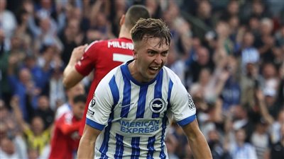 الدوري الإنجليزي، برايتون يتقدم على نوتينجهام فورست 2-1 في الشوط الأول