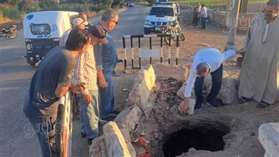 محافظ الغربية: تشكيل لجنة لمعاينة الانهيار الجانبي لكوبري كفر ديما