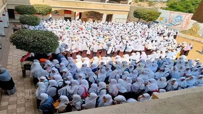 10 صور ترصد انتظام طلاب المدارس والمعاهد الأزهرية بالشرقية