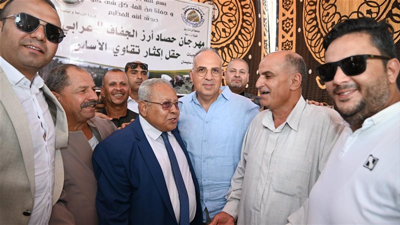 حصاد أرز الجفاف في