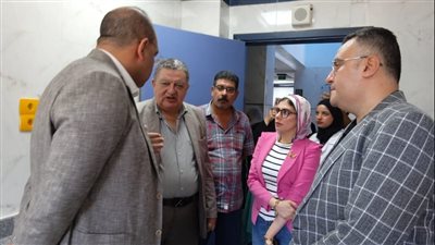 وكيل الصحة بالدقهلية يتفقد طب أسرة الزهايرة (صور)