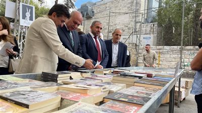 افتتاح معرض الكتاب الخامس بفلسطين (صور) 