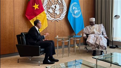 وزير الخارجية يبحث مع رئيس الجمعية العامة للأمم المتحدة التطورات الإقليمية