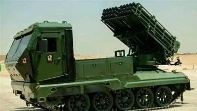 مصرية الصنع.. راجمة الصواريخ رعد 200 (فيديوجراف)