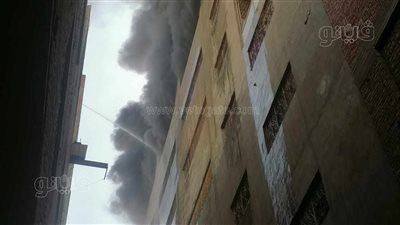 الدفع بـ 8 سيارات إطفاء للسيطرة على حريق بمصنع بشبرا الخيمة