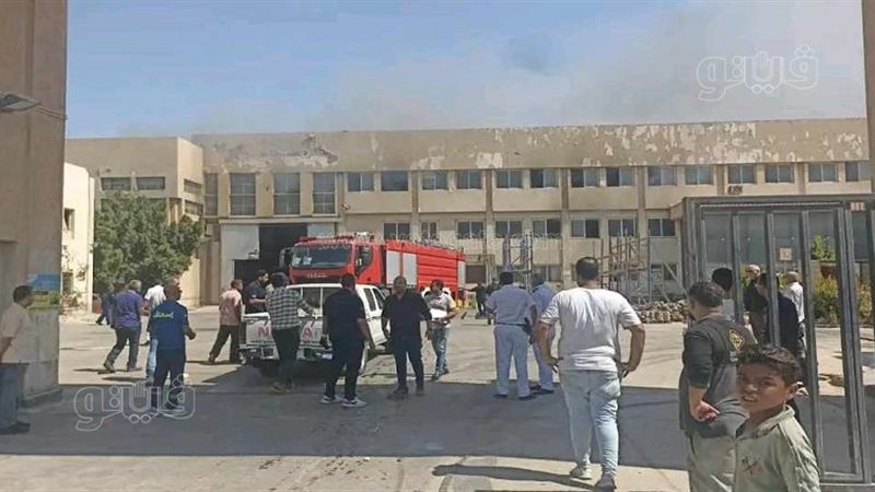 حريق يلتهم مصنعا