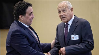 أبو الغيط يلتقي رئيس المجلس الرئاسي الليبي محمد المنفي