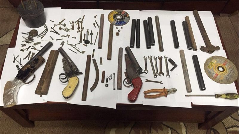 ضبط ورشة لتصنيع الأسلحة