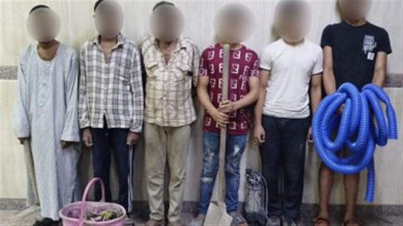 ضبط 6 أشخاص للتنقيب