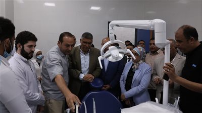 محافظ الجيزة يتفقد مستشفي أطفيح المركزي (صور)