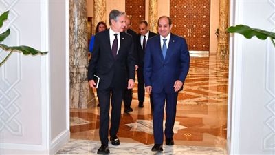 وزير الخارجية الأمريكى يحذر من اندلاع حرب شاملة ويوجه الشكر لمصر