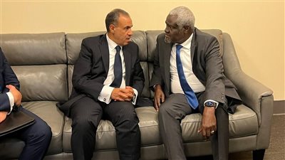 وزير الخارجية يبحث مع رئيس مفوضية الاتحاد الأفريقي قضية المياه وتطورات السودان