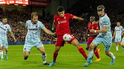 كأس كاراباو، تعادل 1/1 بين وست هام وليفربول بعد 25 دقيقة 