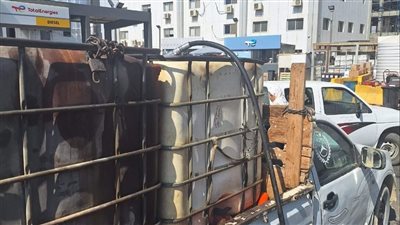  تجميع 700 لتر سولار بإحدى محطات البنزين لبيعها بأعلى من السعر الرسمي بأكتوبر